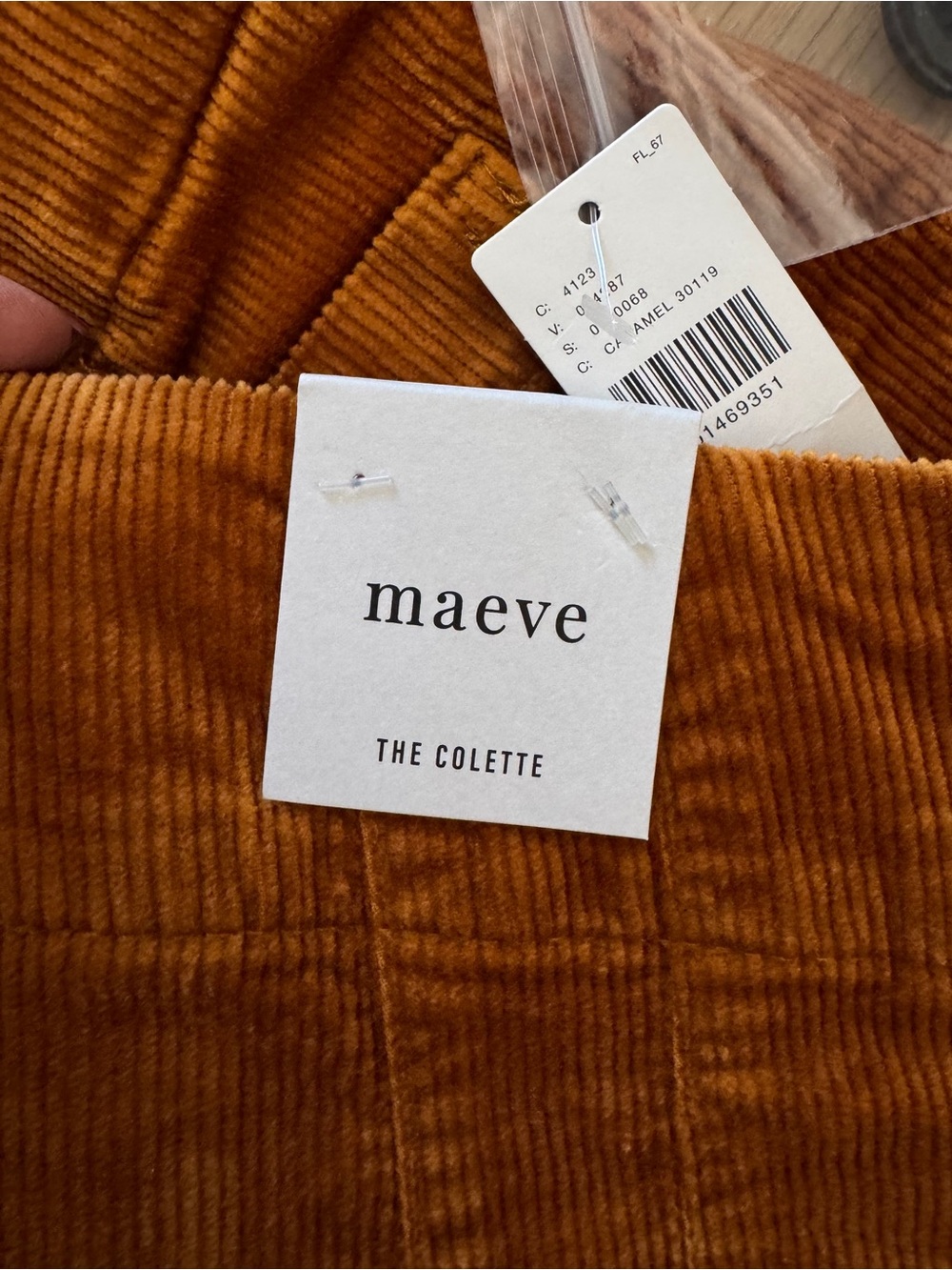 Anthropologie Maeve The Colette Cropped Wide-Leg Corduroy size 30 - Picture 5 of 10